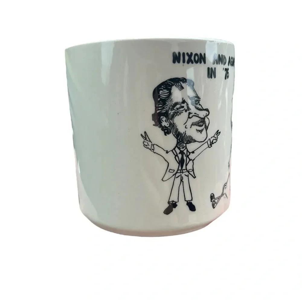 Nixon/Agnew in '76 Presidential Souvenir Mug USA